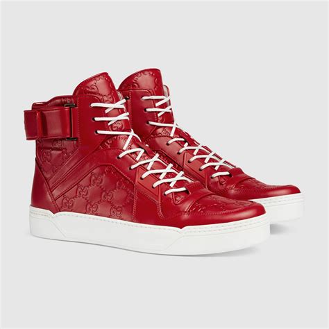 sneakers gucci mens|men's gucci high top sneakers.